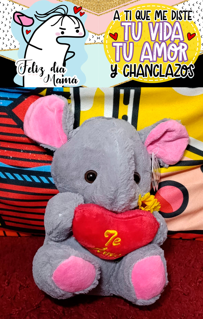 Pack Día de la Madre Tazón Flork + Llavero + Peluche