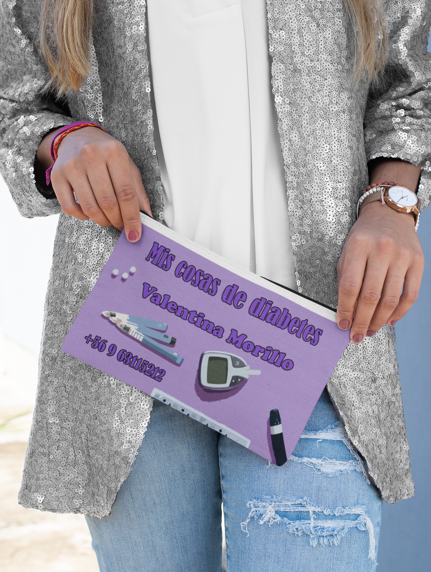 Estuche Diabetes con Nombre