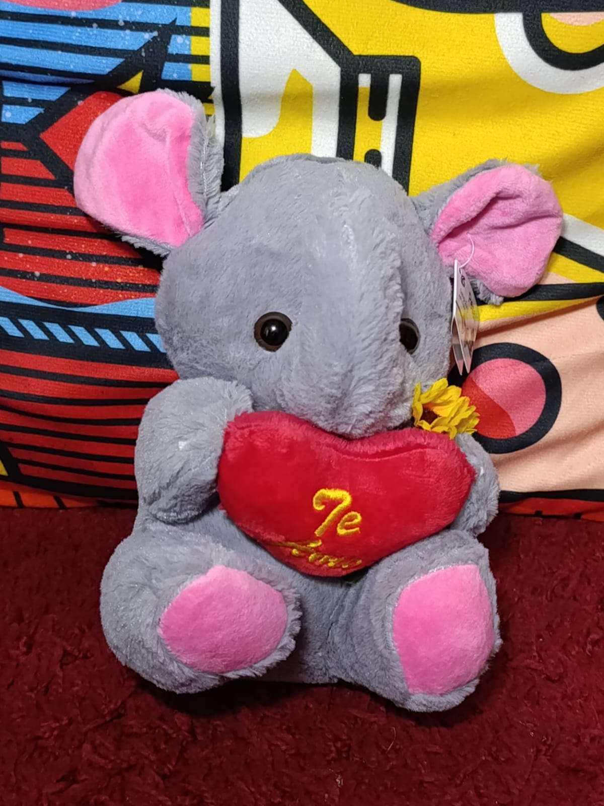 Peluche Animalito con Corazón “Te Amo”
