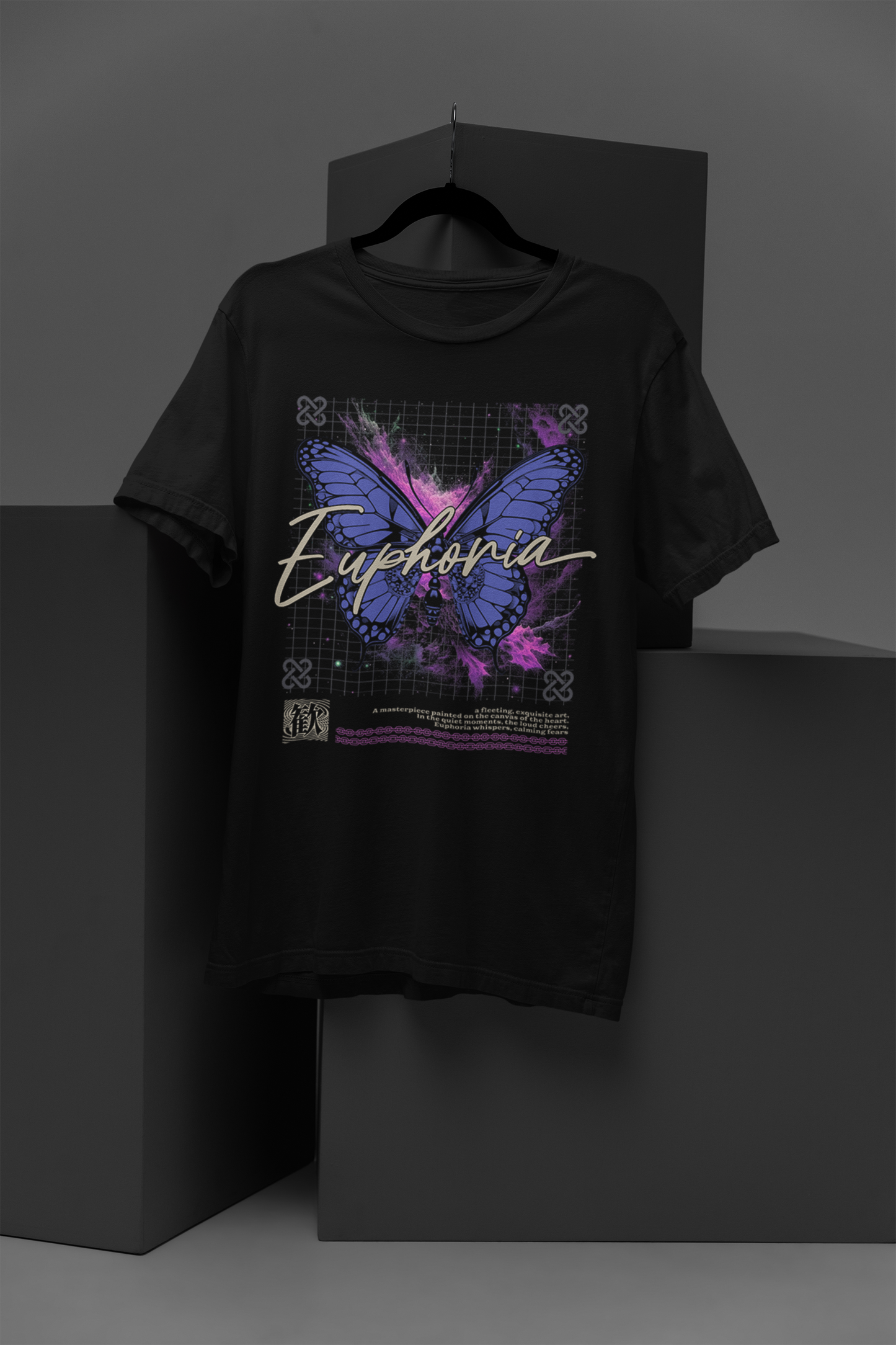 Polera Butterfly Graphic