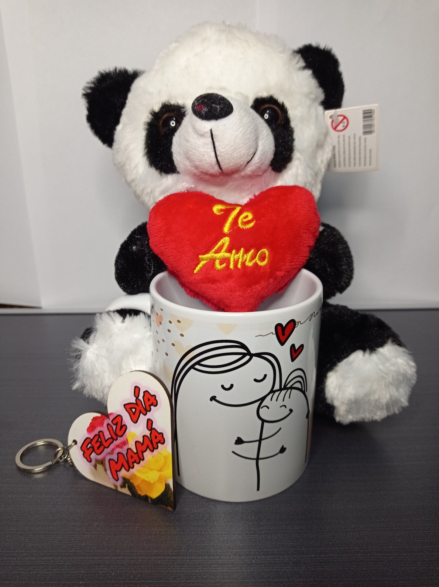 Pack Día de la Madre Tazón Flork + Llavero + Peluche