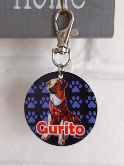 Plaquita de Identificación Circular para Mascotas (3 cm)