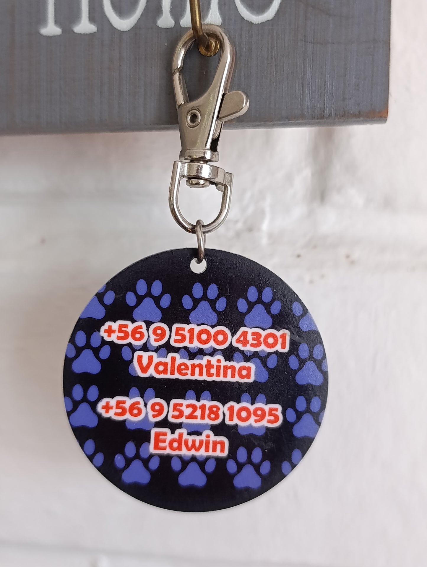 Plaquita de Identificación Circular para Mascotas (3 cm)