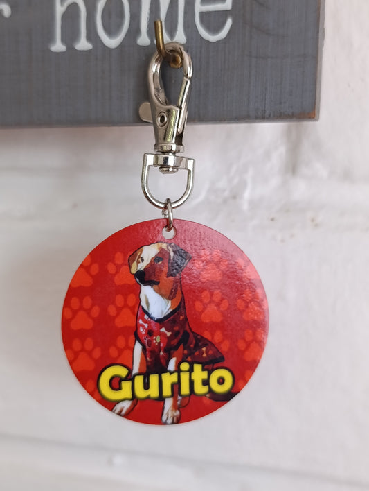 Plaquita de Identificación Circular para Mascotas (3 cm)