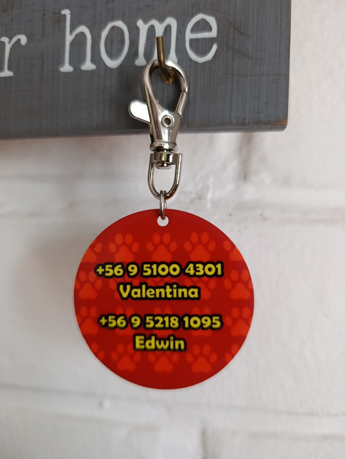 Plaquita de Identificación Circular para Mascotas (3 cm)